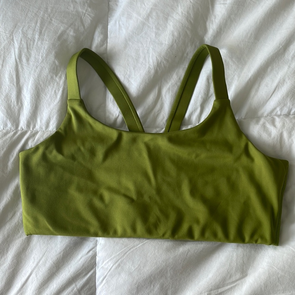 Bright Green Lou V-Back Bra